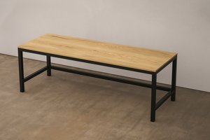 שולחן לימוד עבודה פרופיל 50/50 עם קושרות ופלטה עליונה שולחן לימוד עבודה פרופיל 50/50 עם קושרות ופלטה עליונה